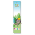 Lenticular Book Mark 22 mil (1.875" x 8.25") Full Color Custom 3D Imprint on front Black on back